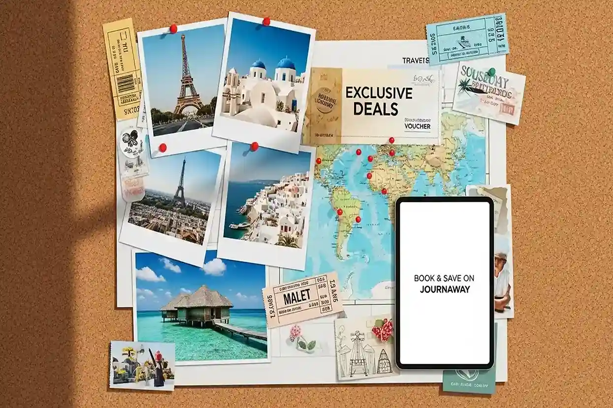 Entdecke die besten Reisedeals mit Journaway: Spare mehr bei deinem nächsten Abenteuer