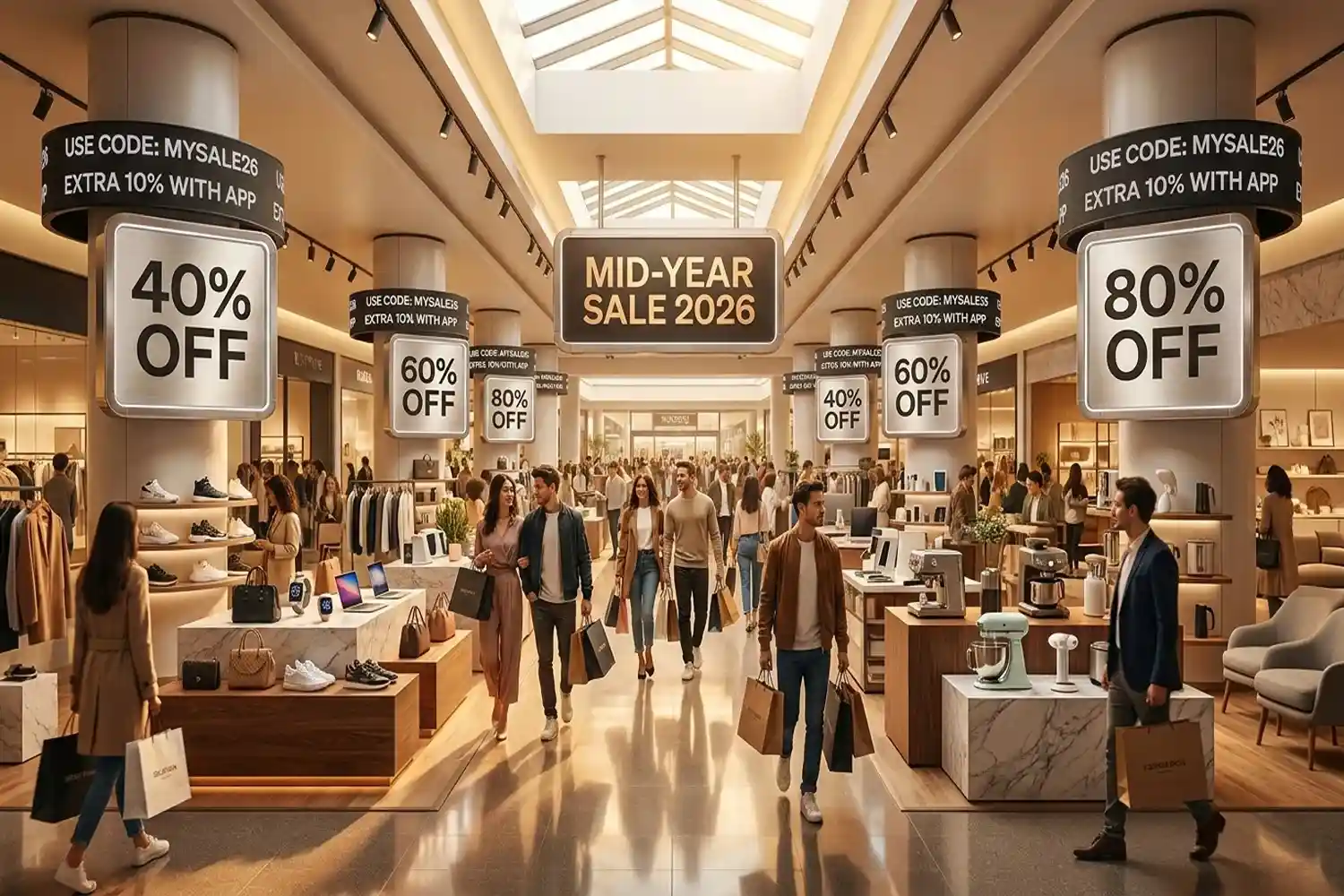 The Biggest Mid-Year Discounts Across Fashion, Electronics, and Home Essentials