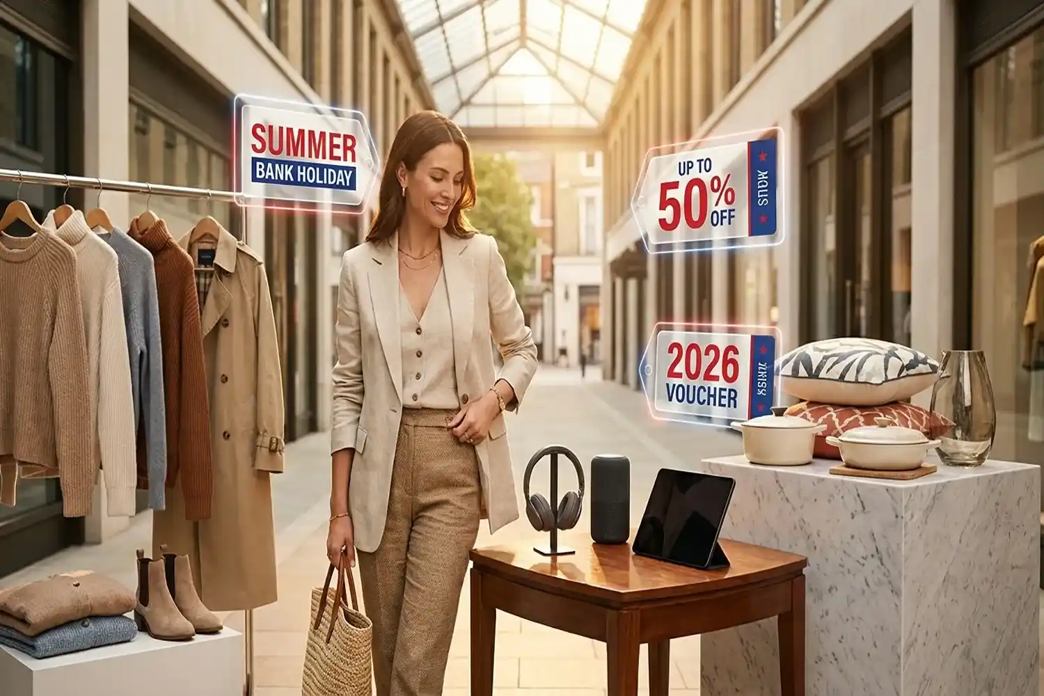 Top UK Summer Bank Holiday Discounts 2026: Fashion, Tech, Home & More at Lower Prices