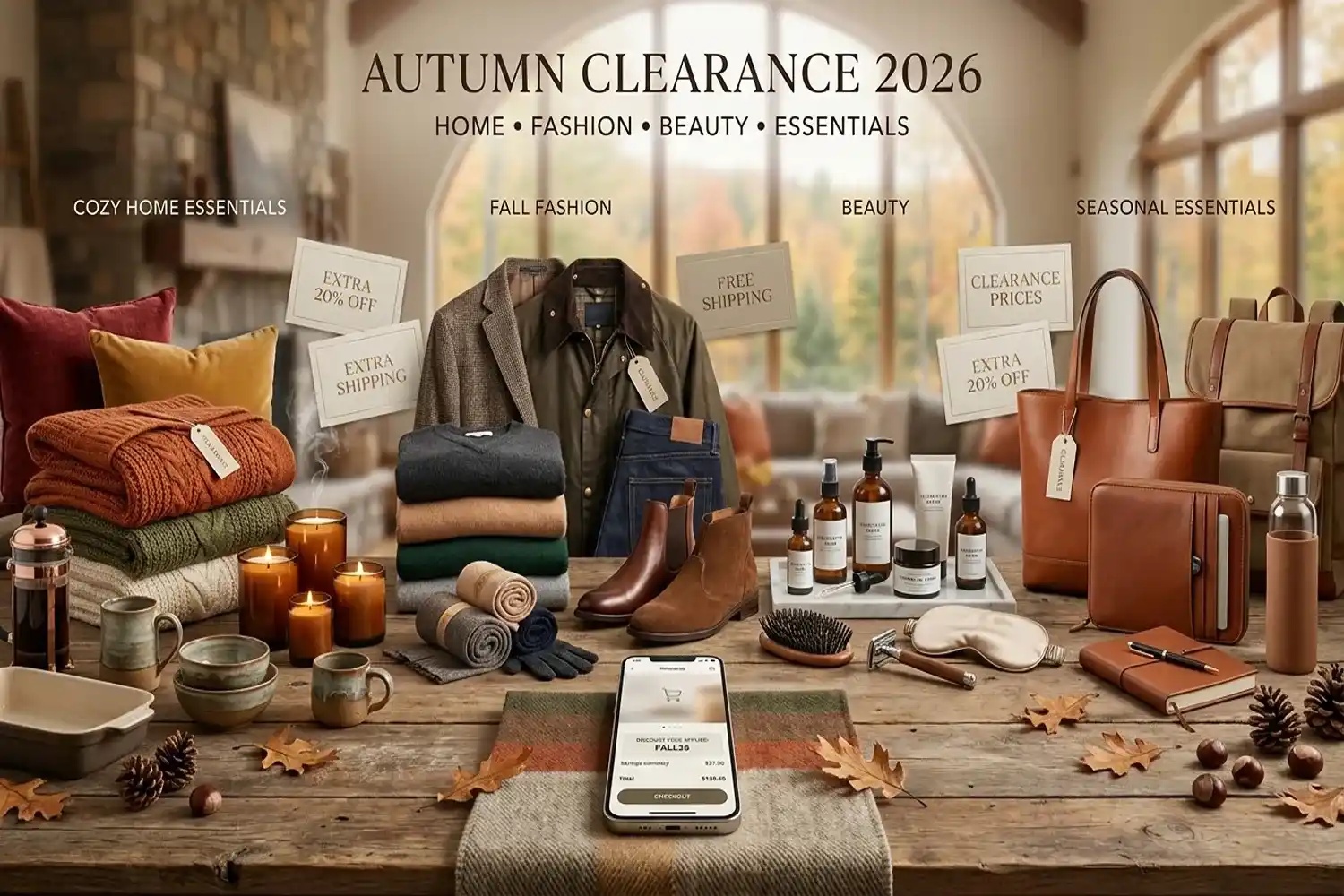 Best Autumn Clearance Deals 2026: Save on Home, Fashion, Beauty and Seasonal Essentials